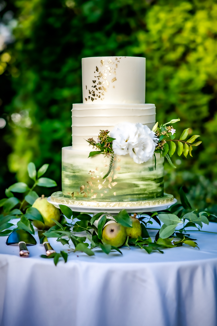 Wedding Cake at the Manor House Wedding