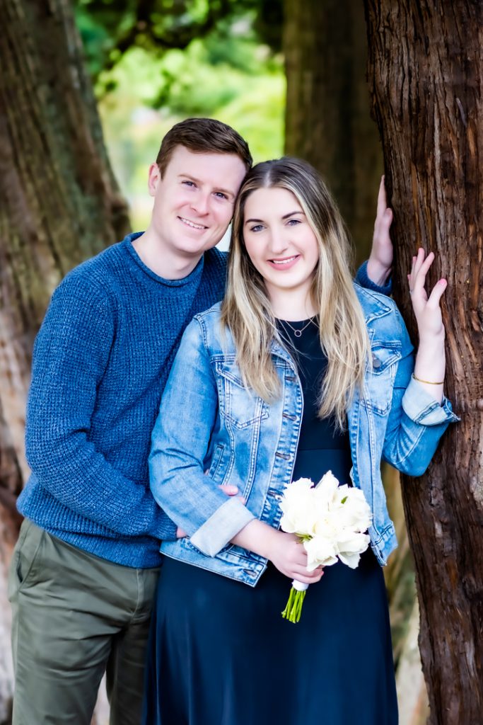 These two are so cute! Point Defiance Engagement