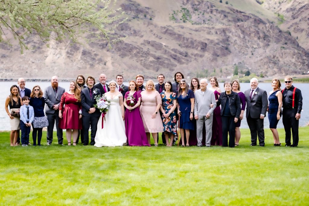 Group shot at the River Estate Wedding