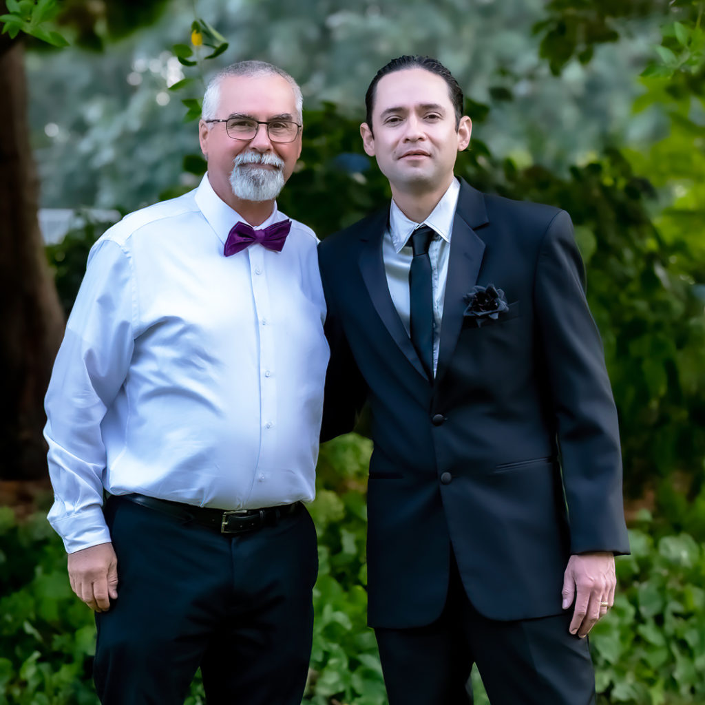 groom and father of the bride